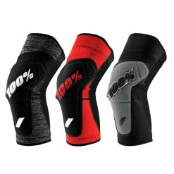 Genouillères 100% Ridecamp -VTT Soldes 10prridklbkgr 1