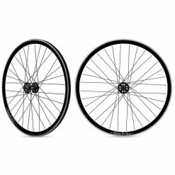 Roue Avant Fixie Jante Noire Moyeu Noir Rodi