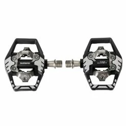 Pédales VTT Automatique Cales Surface Plus Large Shimano XT M8120 SPD -VTT Soldes 160064 3