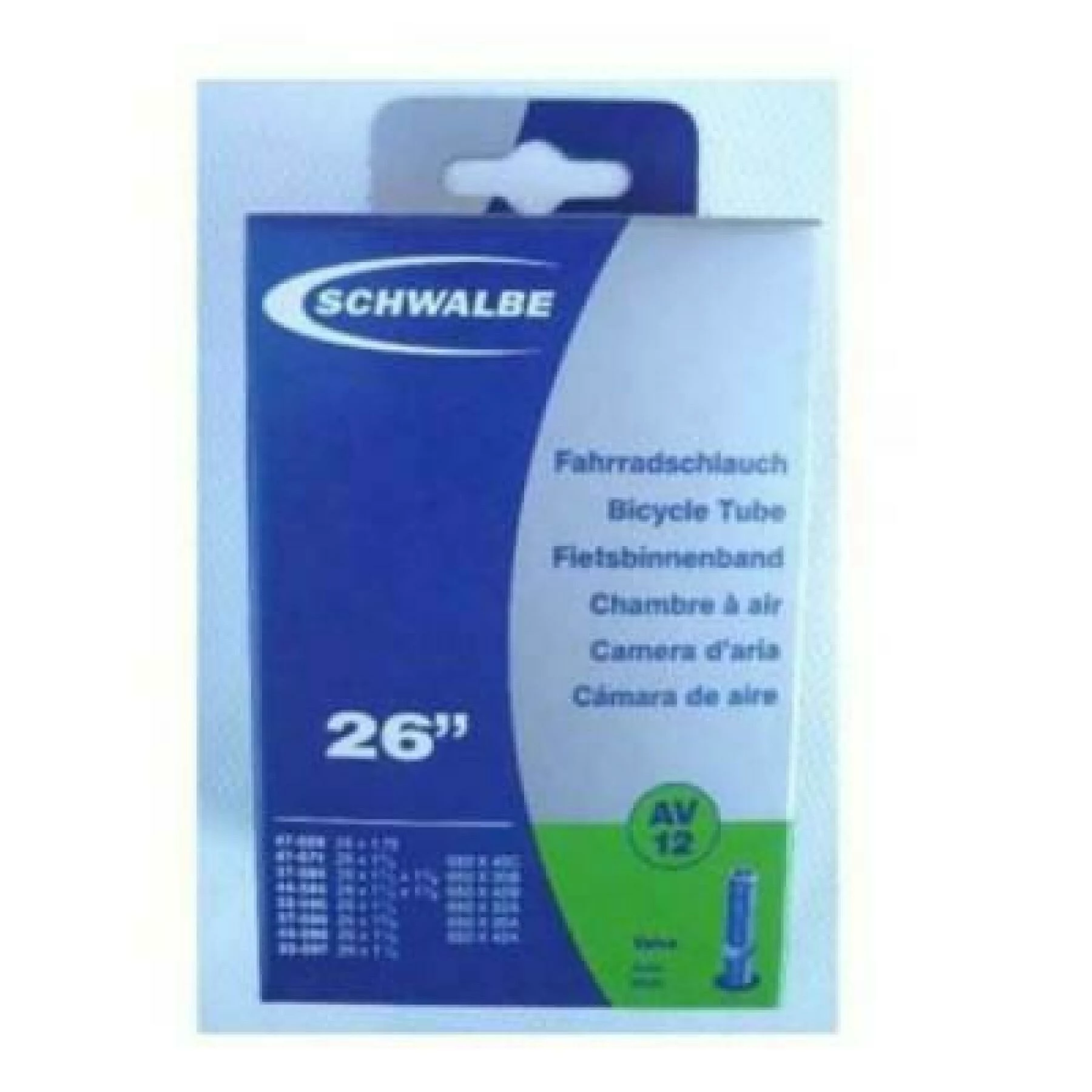 Chambre à Air Valve Schrader Schwalbe 26x1 1/8-1.75 40 Mm 4 Chambre à Air Valve Schrader Schwalbe 26x1 1/8-1.75 40 Mm – Image 2