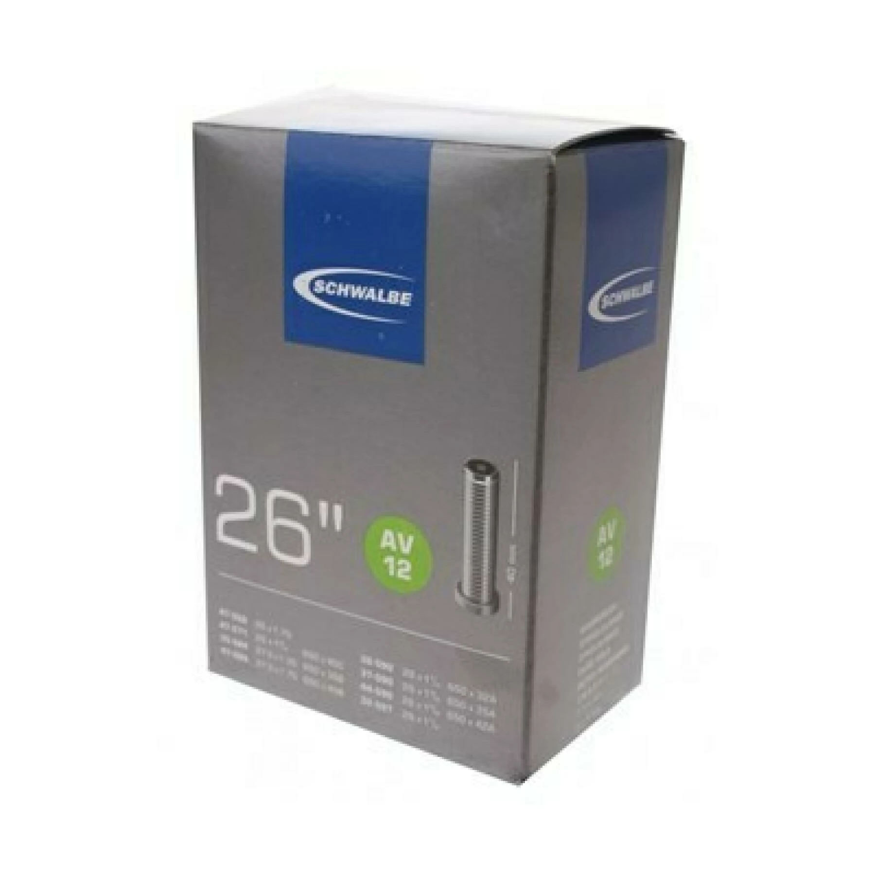 Chambre à Air Valve Schrader Schwalbe 26x1 1/8-1.75 40 Mm 3 Chambre à Air Valve Schrader Schwalbe 26x1 1/8-1.75 40 Mm