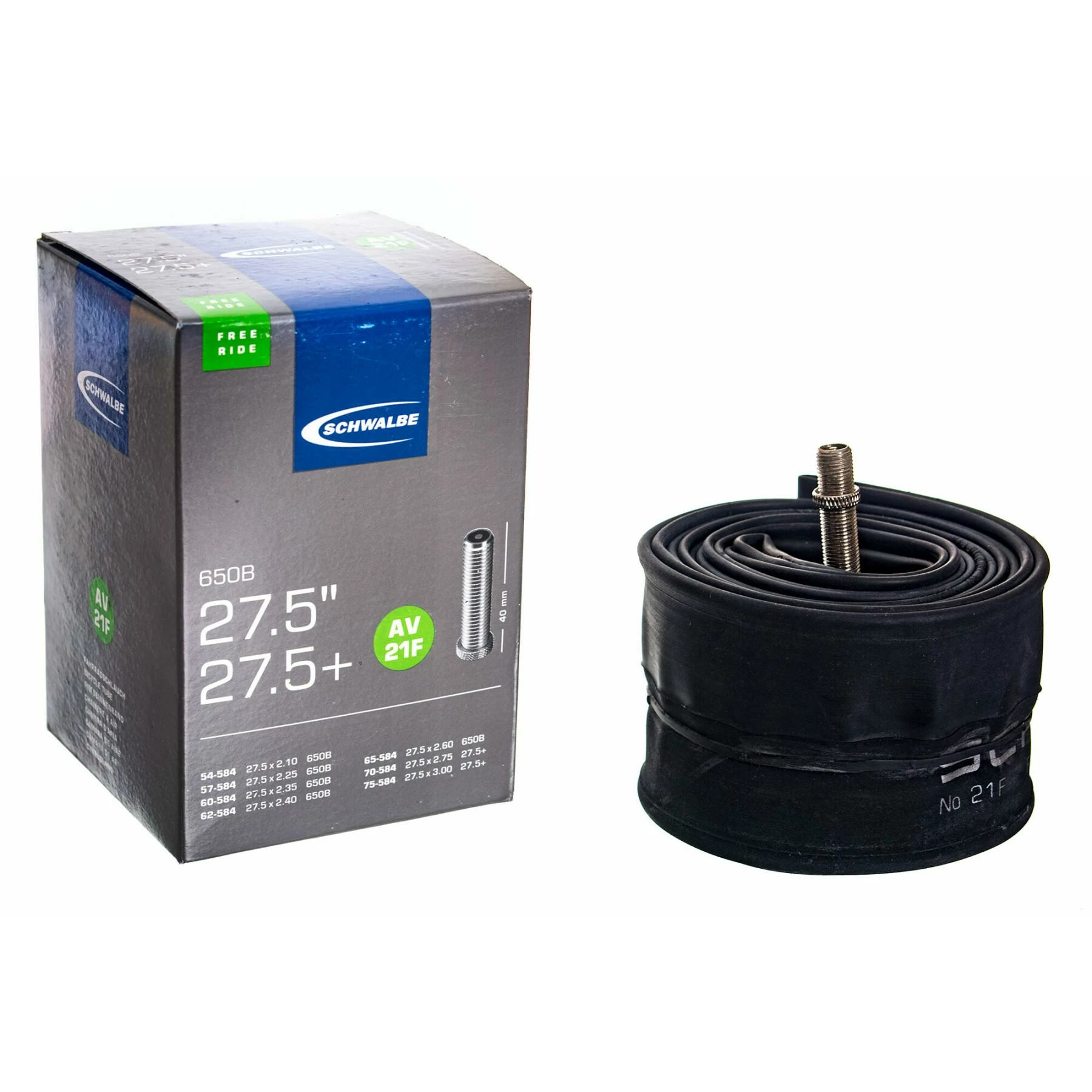 Chambre à Air Valve Presta Schwalbe 27,5x1,50-2,40 3 Chambre à Air Valve Presta Schwalbe 27,5x1,50-2,40