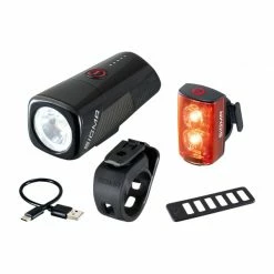 Kit D'éclairage Vélo Avant Et Arrière Sigma Buster 400 - RL 80 Led USB -VTT Soldes 720262