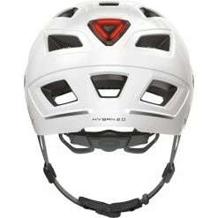 Casque Abus Hyban 2.0 -VTT Soldes 86902 hyban 2 0 polar white rear 3