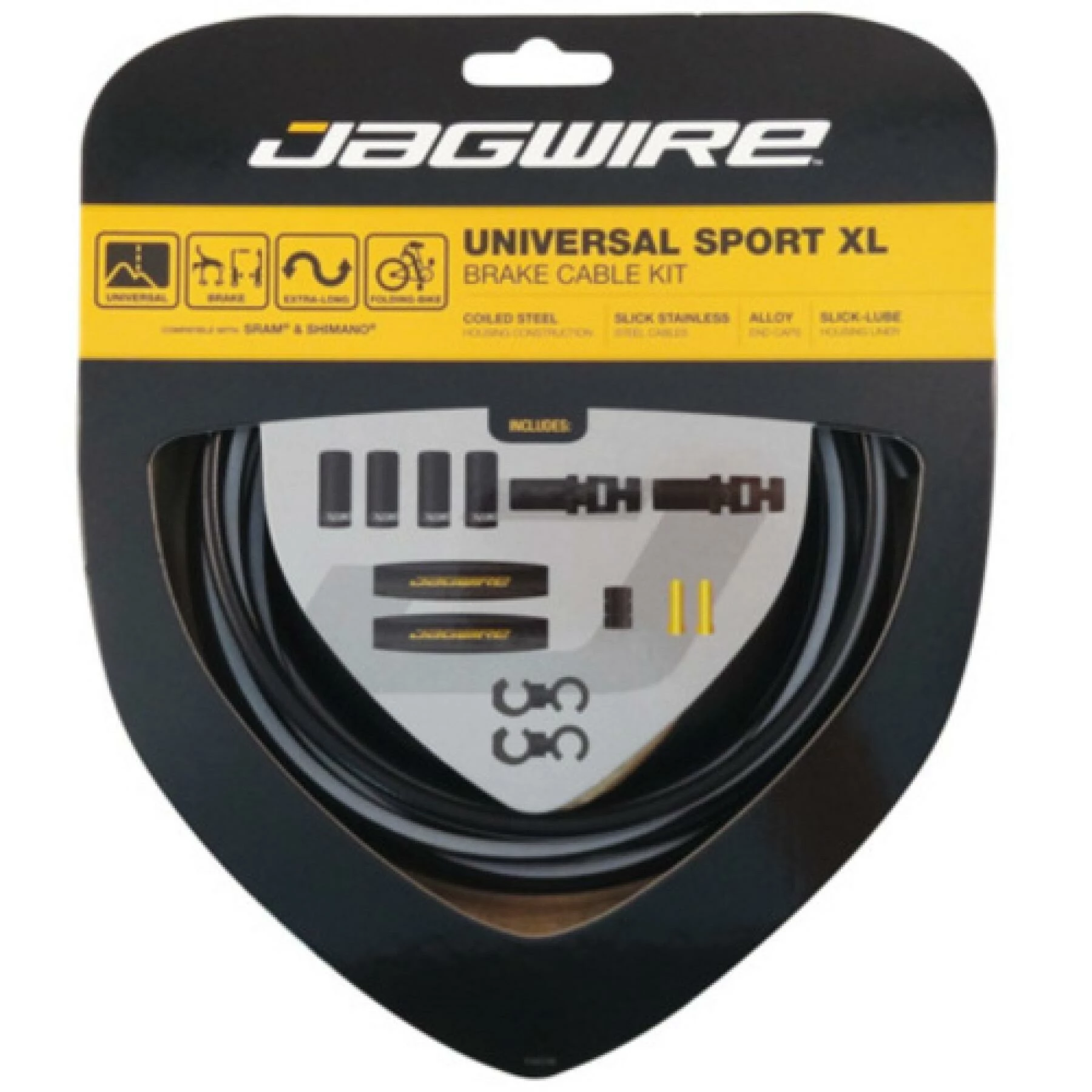 Kit Câble De Frein Jagwire Universal Sport XL -Reflective 3 Kit Câble De Frein Jagwire Universal Sport XL -Reflective