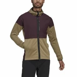 Veste Imperméable Adidas Five Ten 14 Veste Imperméable Adidas Five Ten -VTT Soldes adidas hd2254 4 apparel on model front view white