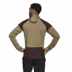 Veste Imperméable Adidas Five Ten 15 Veste Imperméable Adidas Five Ten -VTT Soldes adidas hd2254 5 apparel on model back view white