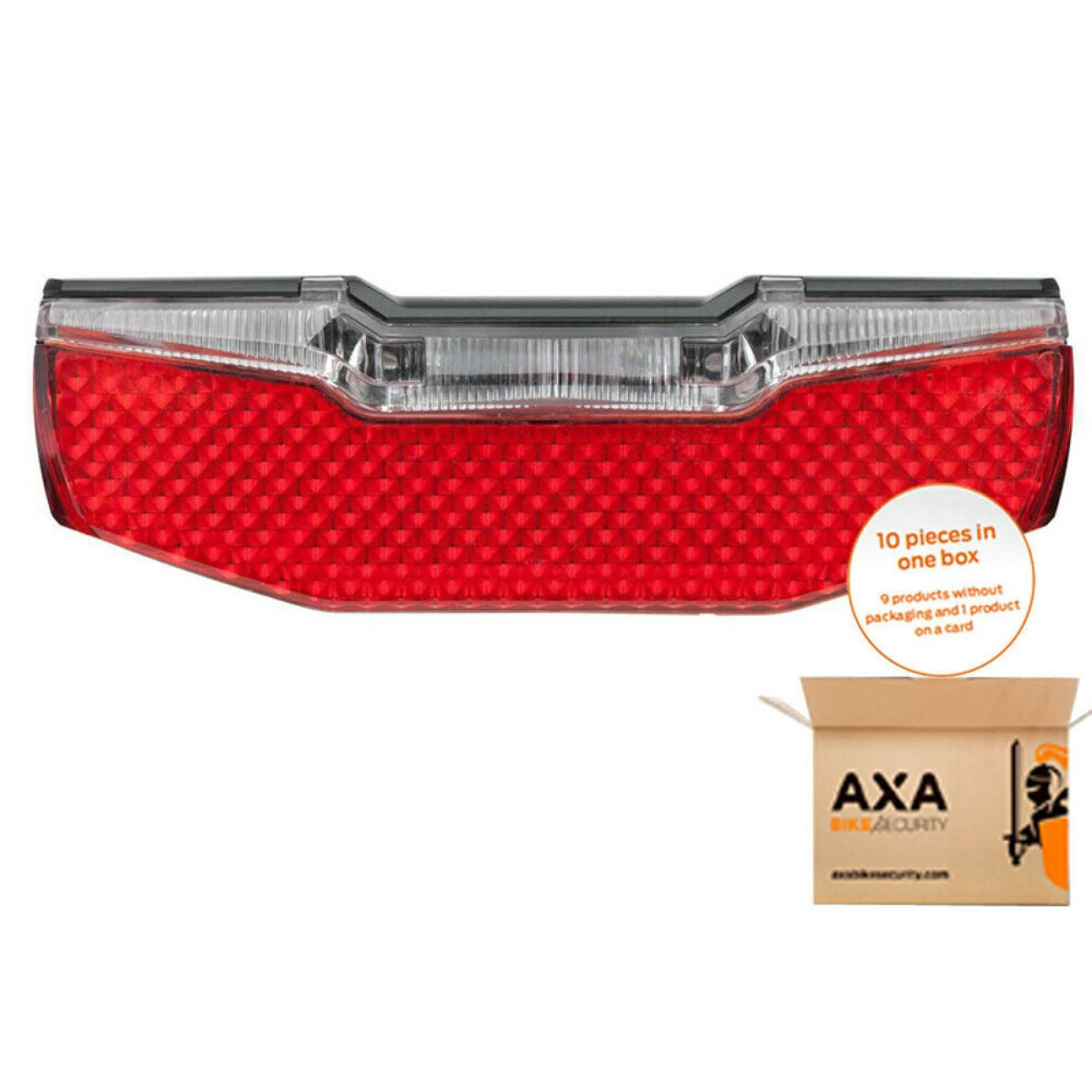 Lot De 10 éclairages Arrière Vélo Axa Blueline 3 Lot De 10 éclairages Arrière Vélo Axa Blueline