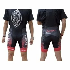 Cuissard En Bretelles Bestial Wolf Team -VTT Soldes bestial wolf b225l noir rouge 3