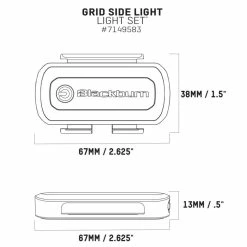 Éclairage Blackburn Grid Side -VTT Soldes blackburn blaec040004 8