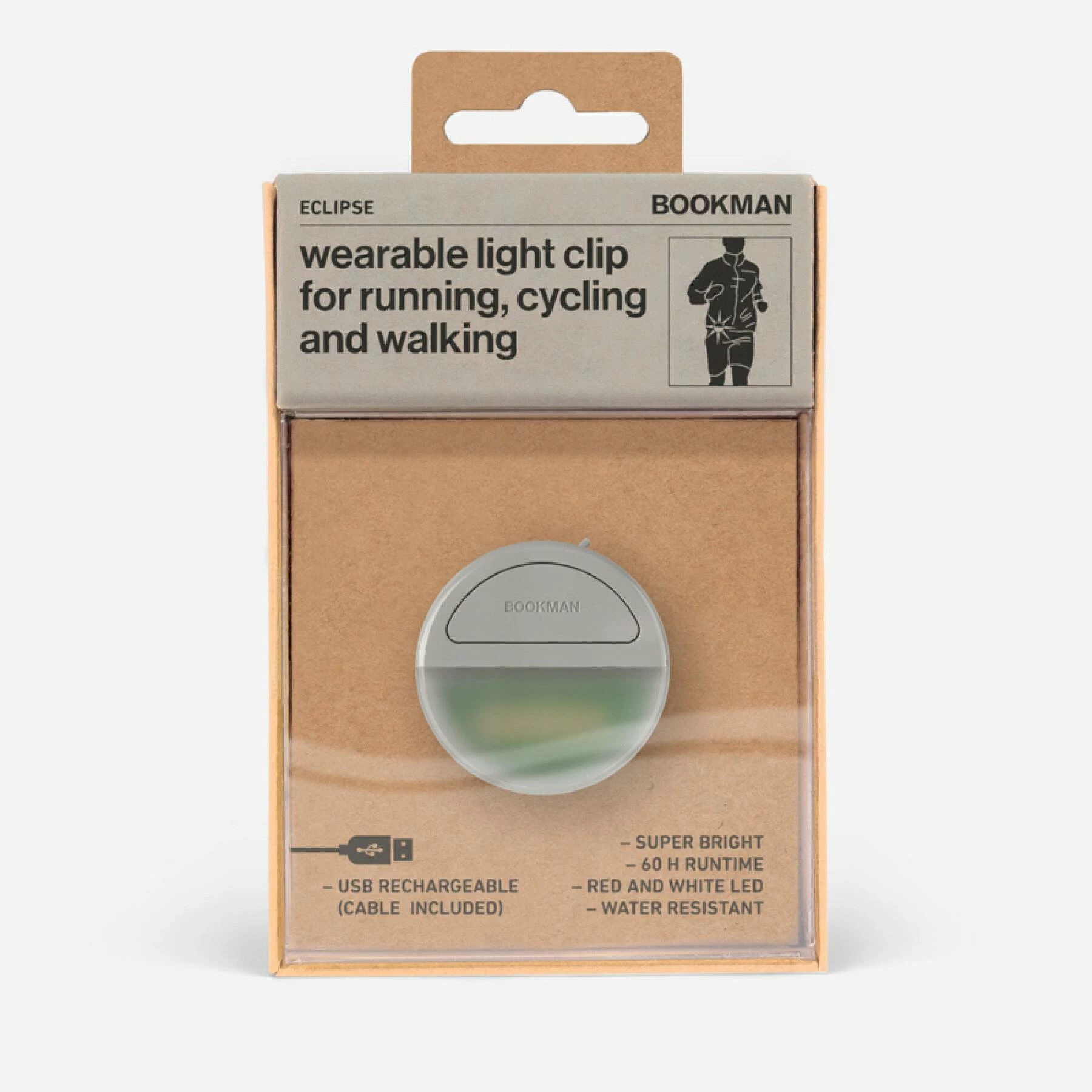 Éclairage Vélo Led Pour Vêtement éclipse Clip USB Bookman 5 Éclairage Vélo Led Pour Vêtement éclipse Clip USB Bookman – Image 3