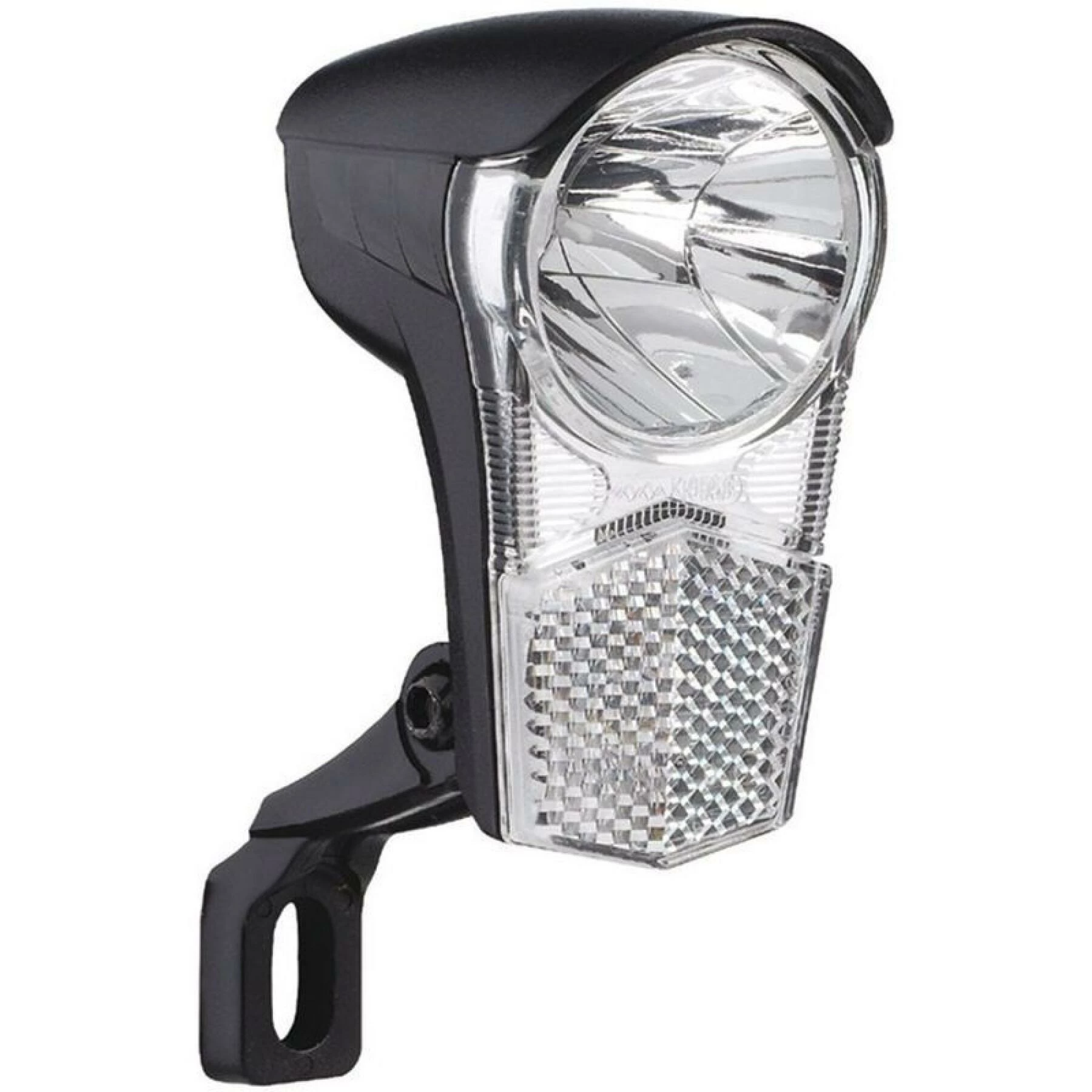 Éclairage Vélo Avant Avec Support + Interrupteur 15 Lux Buchel Uni Led Dynamo 3 Éclairage Vélo Avant Avec Support + Interrupteur 15 Lux Buchel Uni Led Dynamo