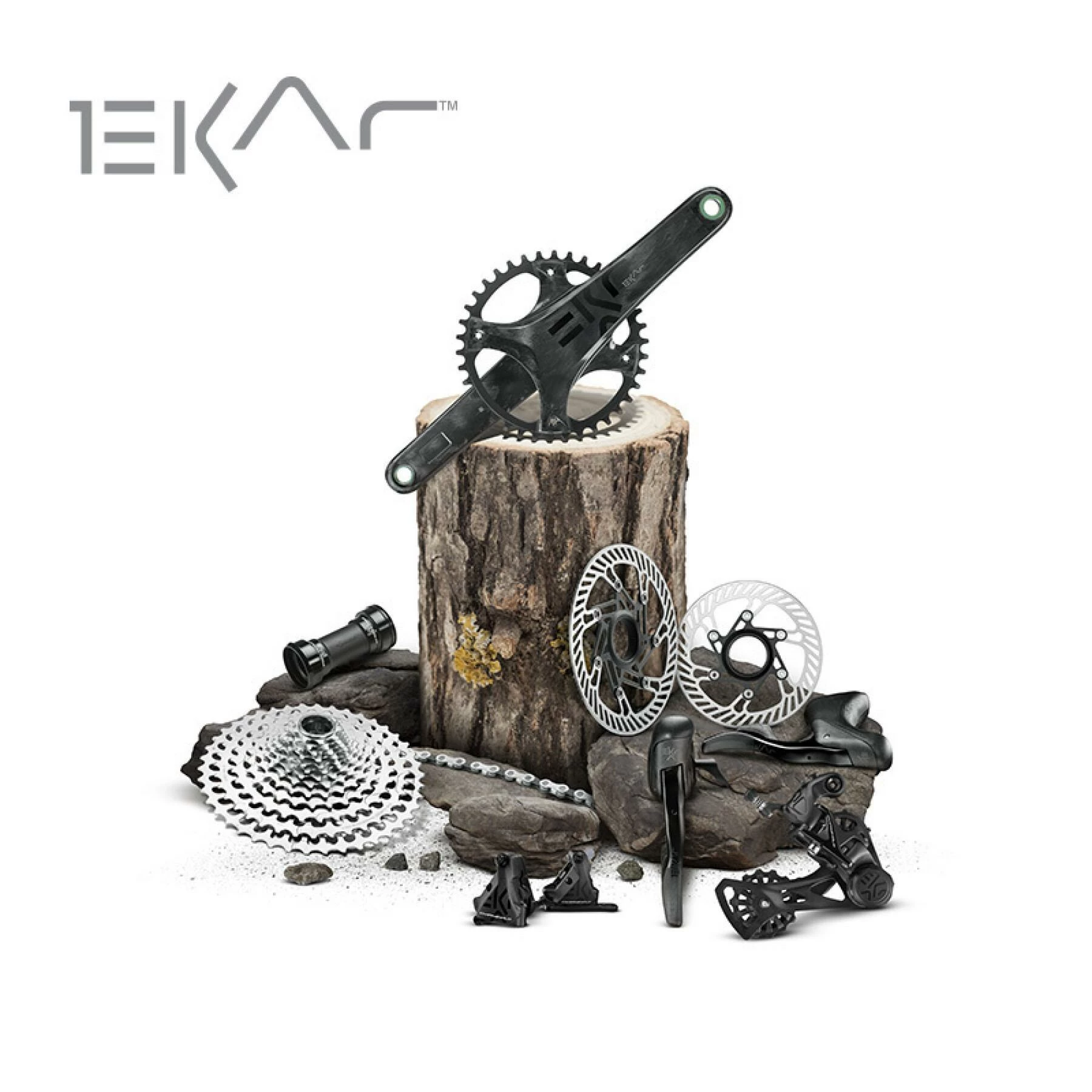 Campagnolo® Pédalier En Carbone Sans Cuvettes Campagnolo Ekar Ultra Torque Pro Tech 145 BCD 40 T 4 Campagnolo® Pédalier En Carbone Sans Cuvettes Campagnolo Ekar Ultra Torque Pro Tech 145 BCD 40 T – Image 2