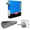 Lot De 100 Câbles De Freins 1x19 Fils Inox Ø1,5mm Tête En T Ø7x6 Elvedes -VTT Soldes elvedes 6426rvs box