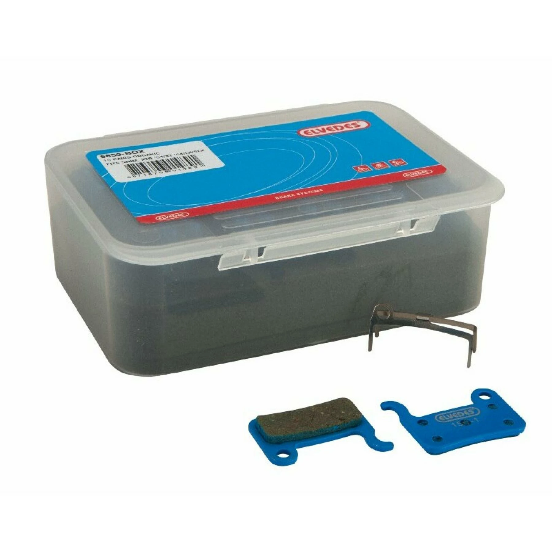 Paire De 10 Plaquettes De Frein Vélo Organic Elvedes Shimano BR-M535, M545, M585, M595, M601 3 Paire De 10 Plaquettes De Frein Vélo Organic Elvedes Shimano BR-M535, M545, M585, M595, M601