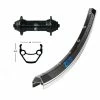 Roue Avant Blocage Rapide Exal Exal T3000 32 Trous -VTT Soldes exal 706330 noir argen 1