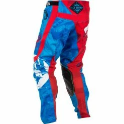 Pantalon Fly Racing Kinetic Outlaw 2018 -VTT Soldes fly racing 371 53228 rouge blanc bleu 3