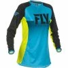 Maillot Femme Fly Racing Lite 2019 HP -VTT Soldes fly racing 372 621l bleu jaune fluo 1