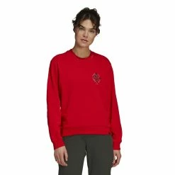 Sweatshirt Femme Adidas Five Ten Cropped 14 Sweatshirt Femme Adidas Five Ten Cropped -VTT Soldes hb0052 app on model standard white