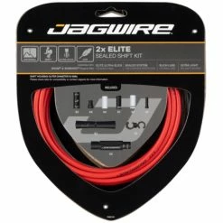 Kit Câble De Dérailleur Jagwire 2X Elite -VTT Soldes ja8110.red 0