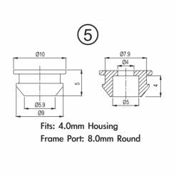 Embouts Jagwire Workshop 5mm 2mm Frame -VTT Soldes ja8168 1