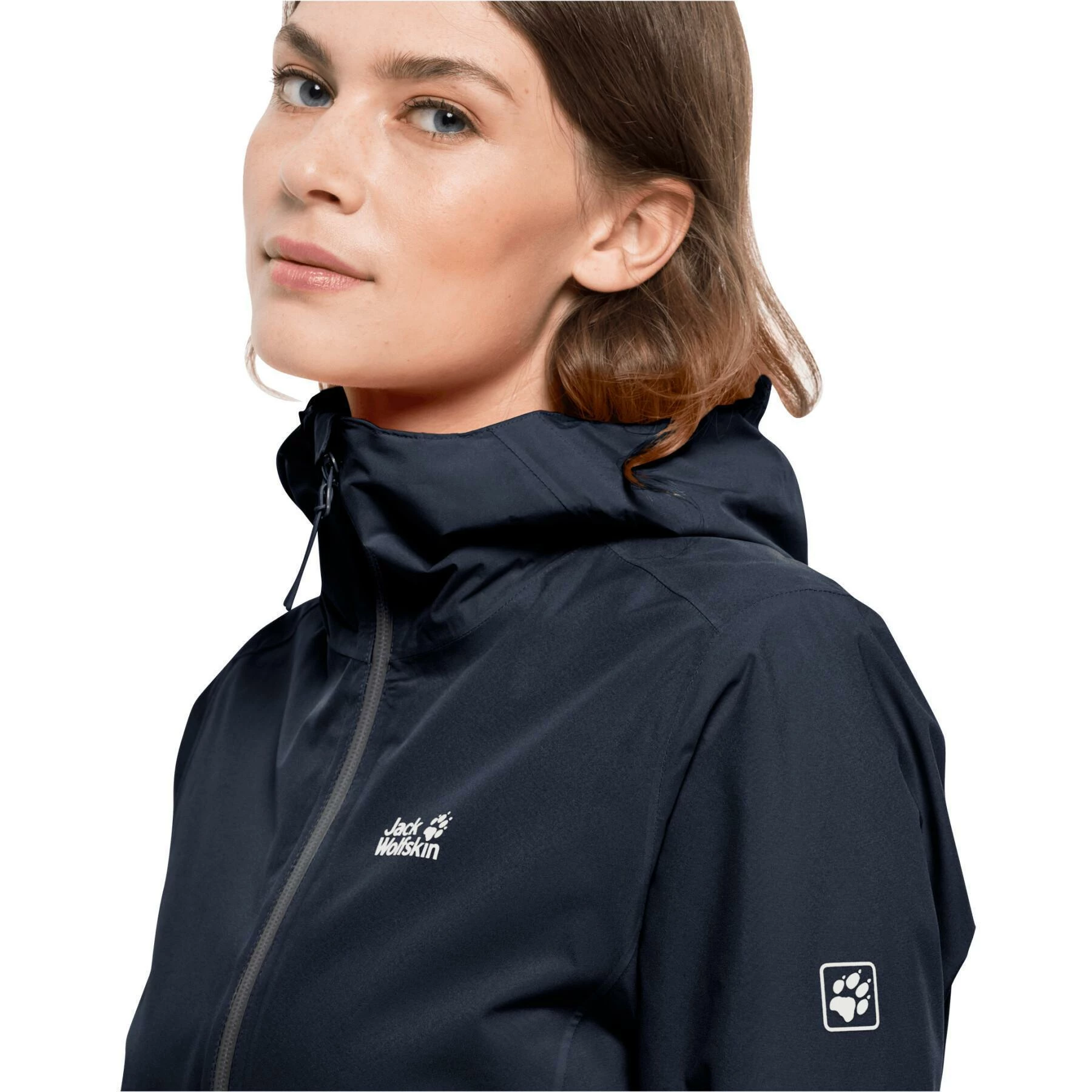 Veste Imperméable Femme Jack Wolfskin Pack & Go Shell 9 Veste Imperméable Femme Jack Wolfskin Pack & Go Shell – Image 7