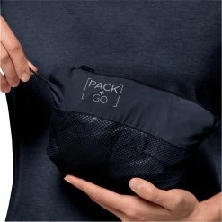 Veste Imperméable Femme Jack Wolfskin Pack & Go Shell 25 Veste Imperméable Femme Jack Wolfskin Pack & Go Shell -VTT Soldes jack wolfskin 1111514 1010 8 pack go shell w night blue