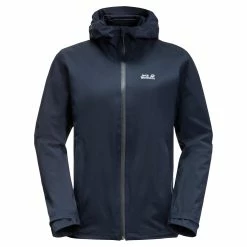 Veste Imperméable Femme Jack Wolfskin Pack & Go Shell 26 Veste Imperméable Femme Jack Wolfskin Pack & Go Shell -VTT Soldes jack wolfskin 1111514 1010 9 a020 pack go shell w night blue