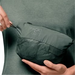 Veste Imperméable Femme Jack Wolfskin Pack & Go 17 Veste Imperméable Femme Jack Wolfskin Pack & Go -VTT Soldes jack wolfskin 1111514 4311 8 pack go shell w hedge green