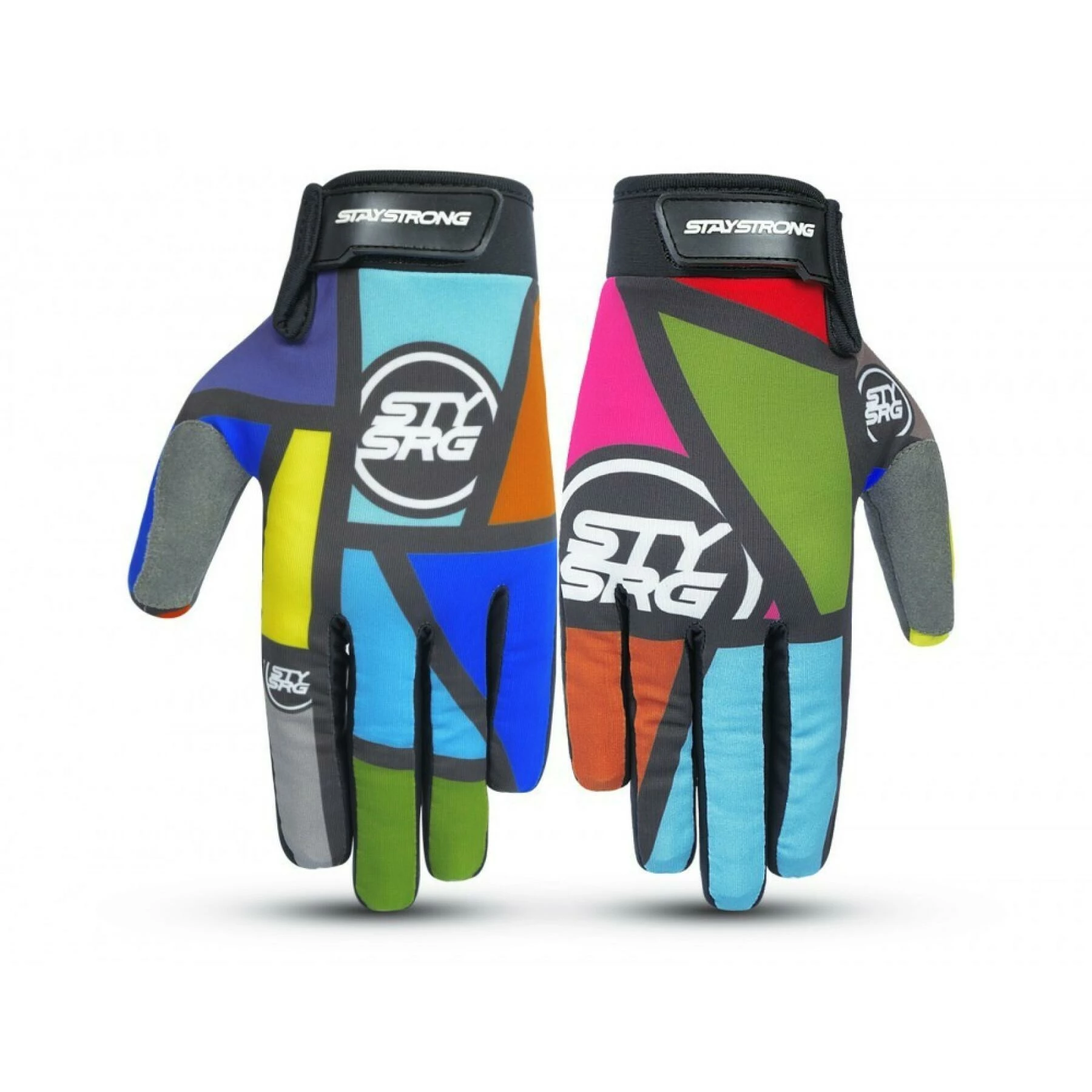 Gants Vélo Stay Strong Mondrian 3 Gants Vélo Stay Strong Mondrian