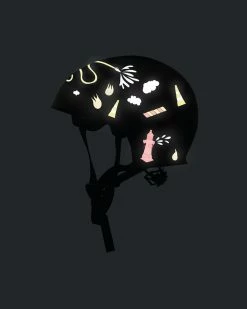 Visibilité Stickers Réfléchissants RAINETTE Pompiers -VTT Soldes stickers reflechissants rainette pompiers 3