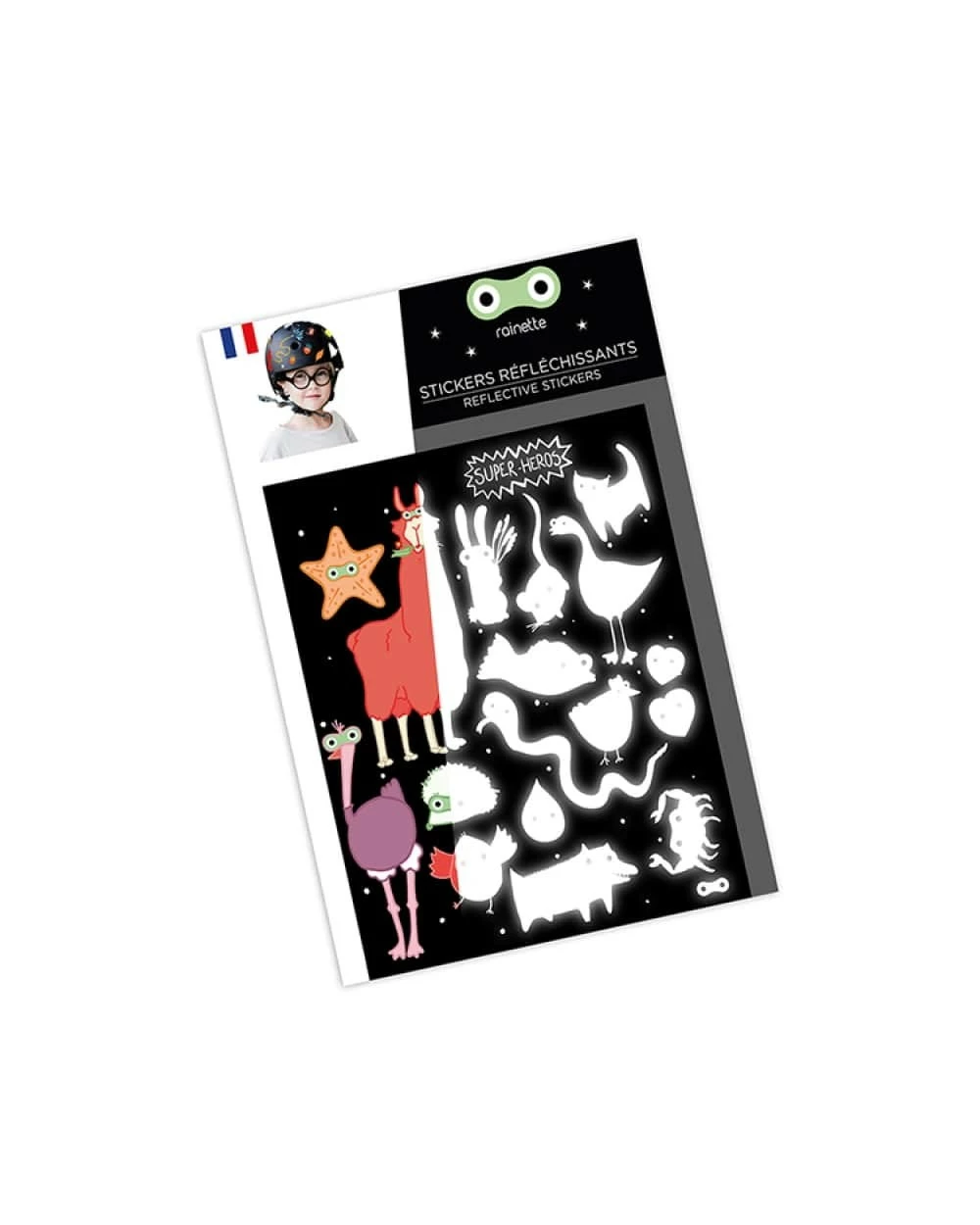 Visibilité Stickers Réfléchissants Rainette Super Heros 4 Visibilité Stickers Réfléchissants Rainette Super Heros – Image 2