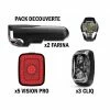 Pack Découverte éclairage Avant/arrière The Smart Bike Lights -VTT Soldes the smart bike lights packsbl22