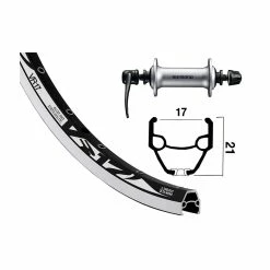 Roue Avant Wiener Winora Rodi Vr 17 28X1.75 36Tr Br S.Acera T3000