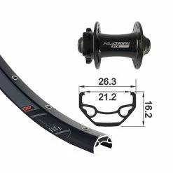 Roue Avant 6 Vis XLC TA-15 Rodi V.8.5 S/Oe.N